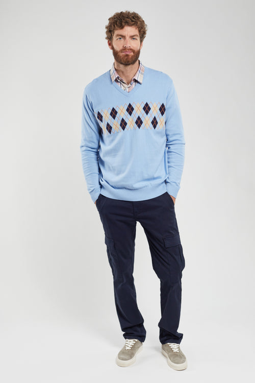 Bérac jacquard pattern cotton jumper - Armor-lux - 2