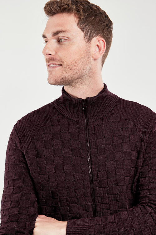 Weste mit Strickmuster und Reißverschluss – Wolle - Armor-lux - 2