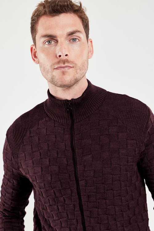 Weste mit Strickmuster und Reißverschluss – Wolle - Armor-lux - 4