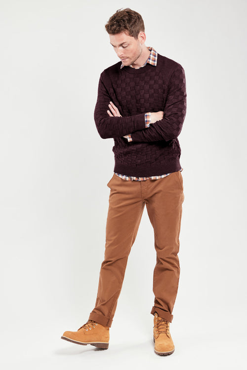Decorative knit jumper – wool - Armor-lux - 3