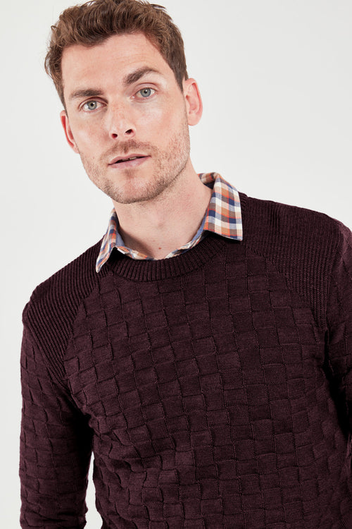 Decorative knit jumper – wool - Armor-lux - 2