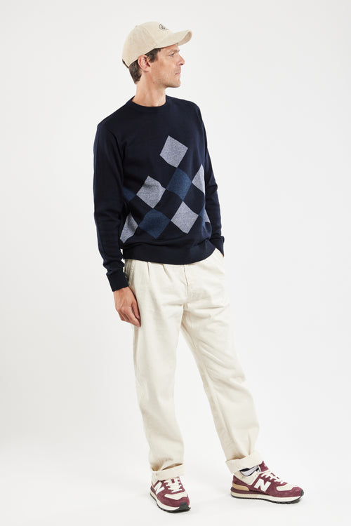 Jacquard jumper - wool and acrylic - Armor-lux - 4