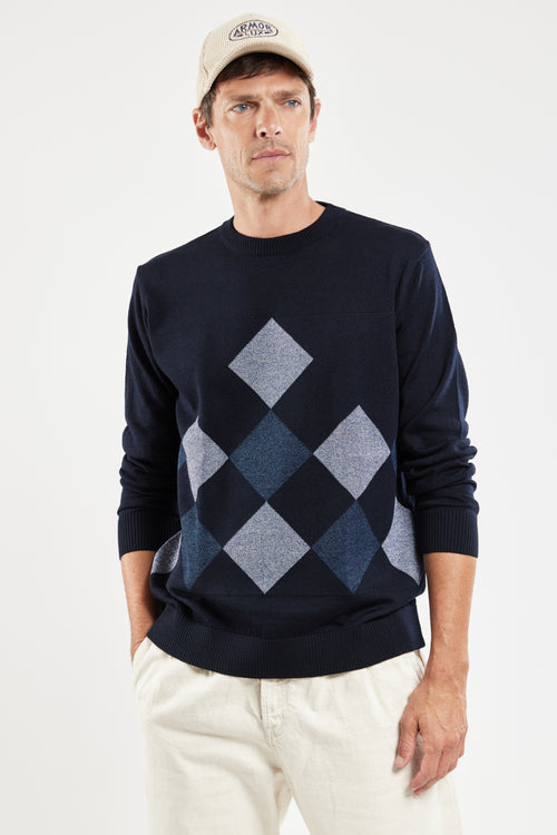 Jacquard jumper - wool and acrylic - Armor-lux - 1