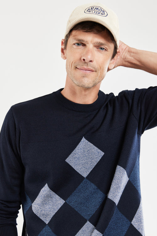 Jacquard jumper - wool and acrylic - Armor-lux - 2