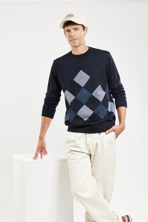 Jacquard jumper - wool and acrylic - Armor-lux - 3