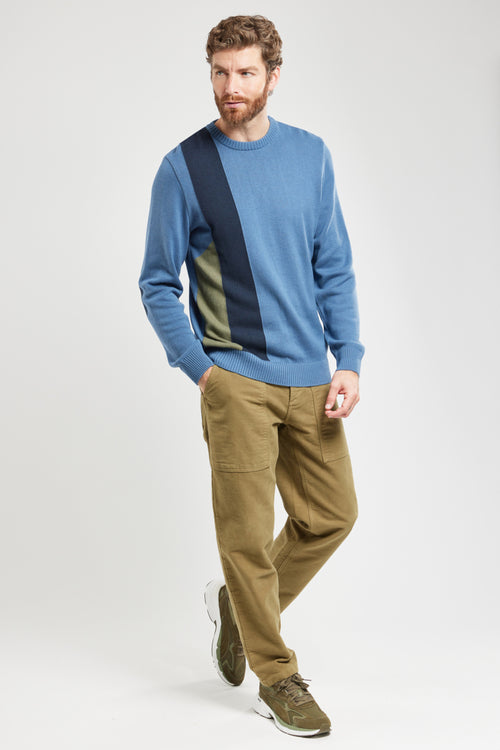Jumper with elbow patches - cotton and wool - Armor-lux - 4