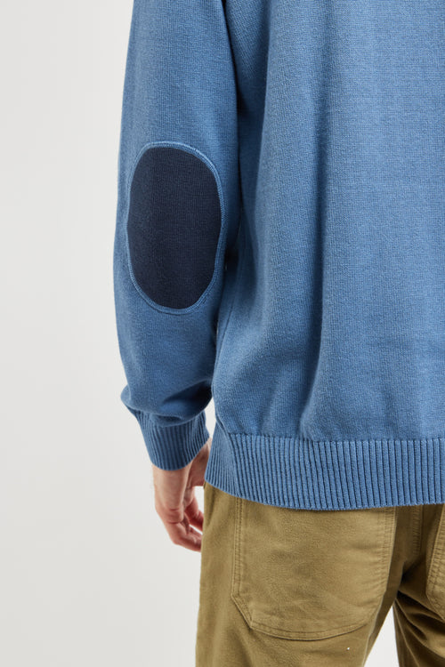 Jumper with elbow patches - cotton and wool - Armor-lux - 3