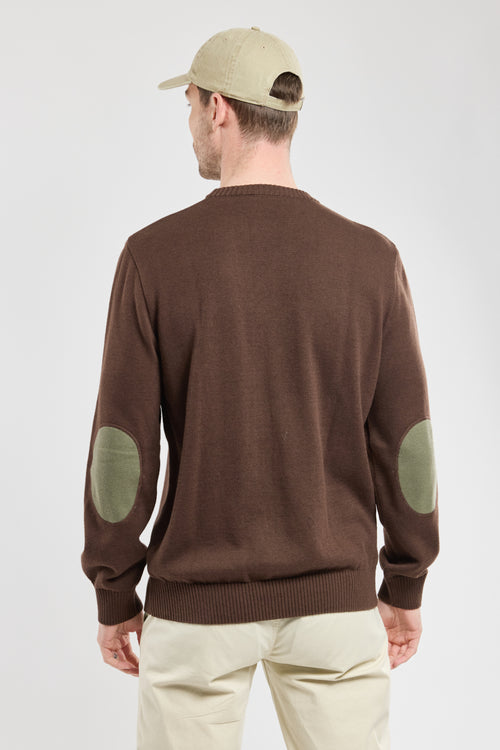 Jumper with elbow patches - cotton and wool - Armor-lux - 2
