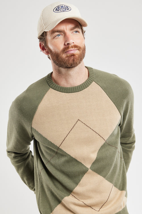 Pull jacquard - coton et laine - Armor-lux - 2
