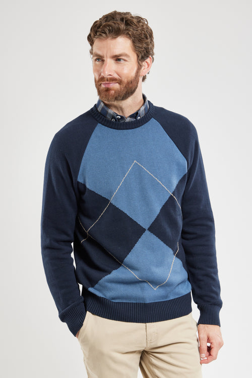 Pull jacquard - coton et laine - Armor-lux - 1