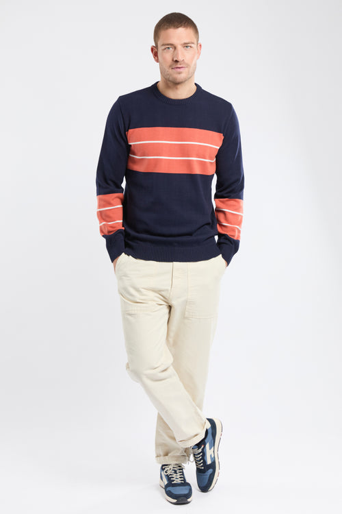 Pull bicolore - coton - Armor-lux - 3