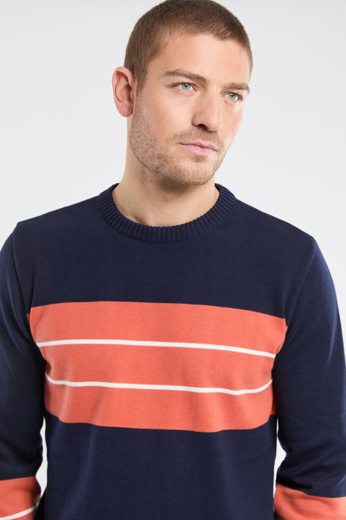 Pull bicolore - coton - Armor-lux - 2