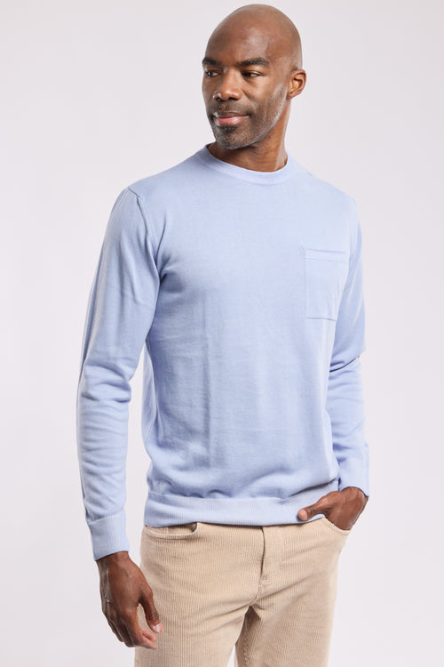 Jumper with chest pocket - cotton - Armor-lux - 4