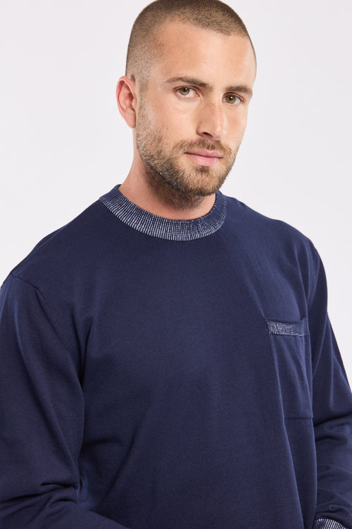 Jumper with chest pocket - cotton - Armor-lux - 2