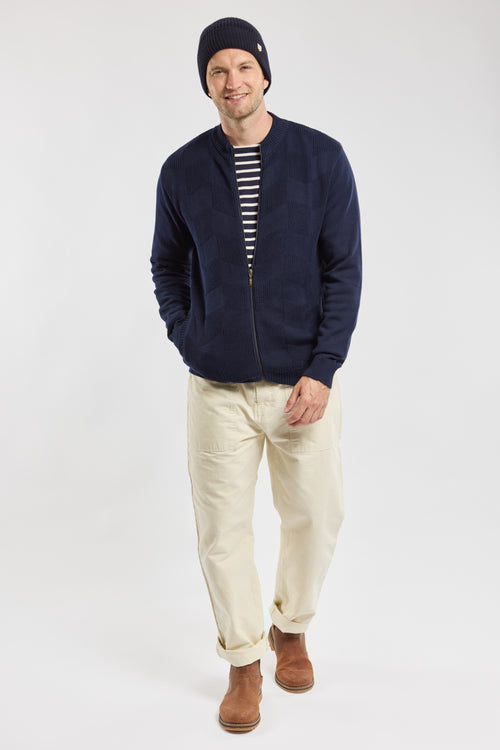 Cardigan fantaisie zippé - Bérac - Armor-lux - 5