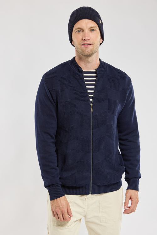 Cardigan fantaisie zippé - Bérac - Armor-lux - 1