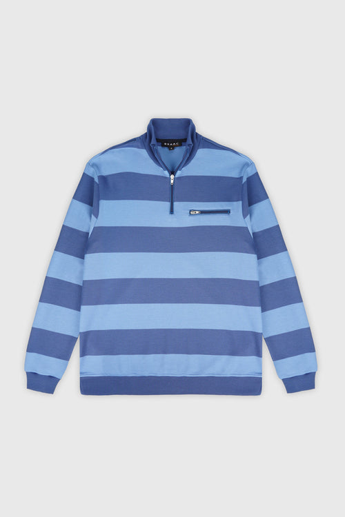 Sweat rayé col zippé - Armor-lux - 5