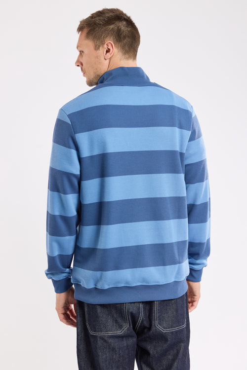 Sweat rayé col zippé - Armor-lux - 3