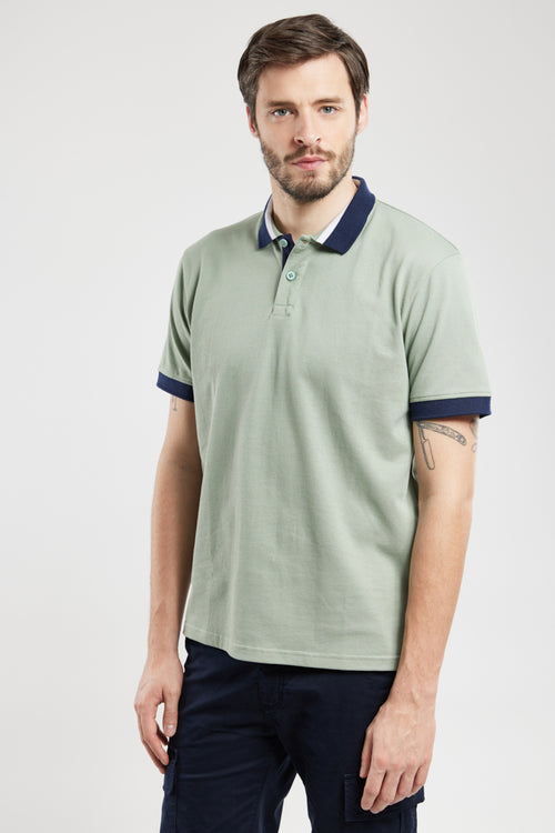 Zweifarbiges Poloshirt – leichte Baumwolle - Armor-lux - 1