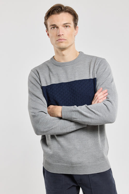 Pull empiècement fantaisie - laine - Armor-lux - 3