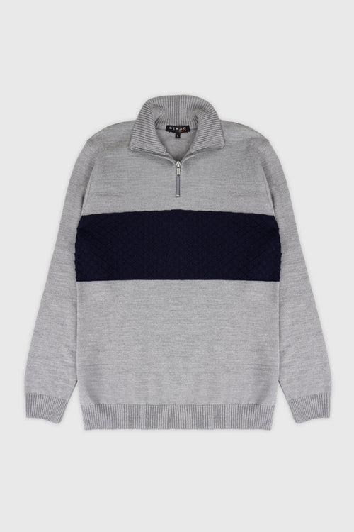 Pullover mit Trucker-Kragen - Wolle und Acryl - Armor-lux - 5