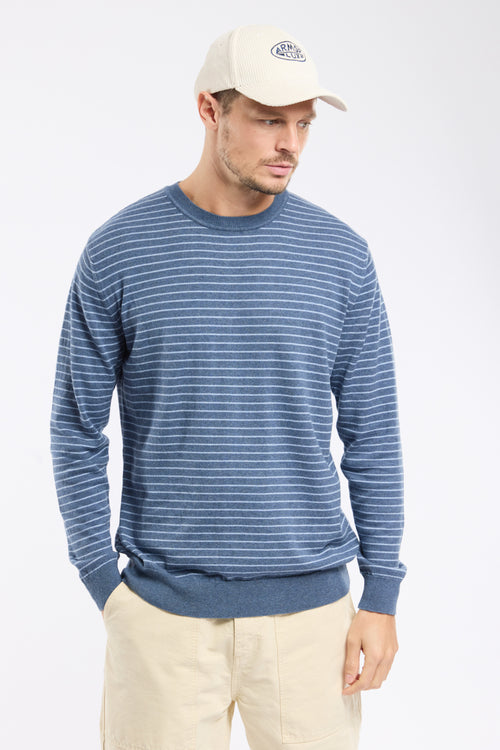 Pullover mit feinen Streifen – Baumwolle - Armor-lux - 1