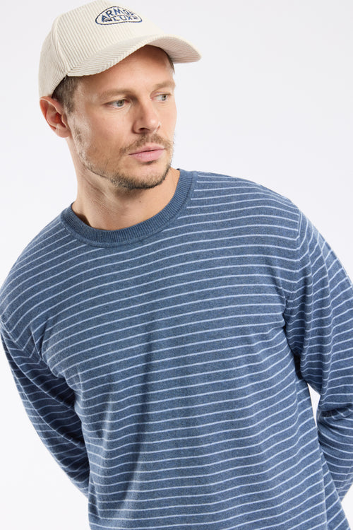Pullover mit feinen Streifen – Baumwolle - Armor-lux - 2