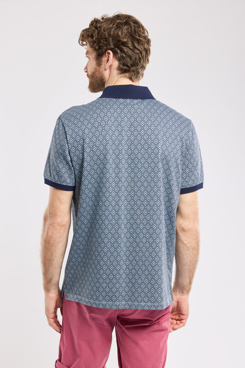 Polo motifs géométriques - coton - Armor-lux - 3