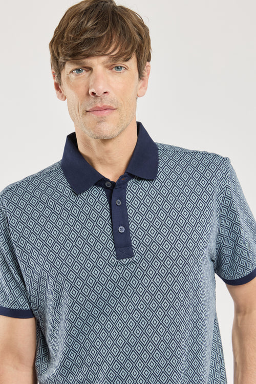Poloshirt mit geometrischen Motiven – Baumwolle - Armor-lux - 2