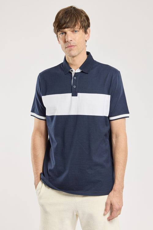 Short sleeve polo shirt - light cotton - Armor-lux - 1