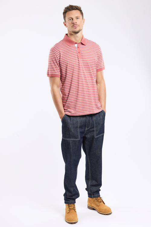 Striped polo shirt - light cotton - Armor-lux - 3