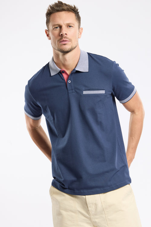 Bérac striped polo shirt – cotton - Armor-lux - 1