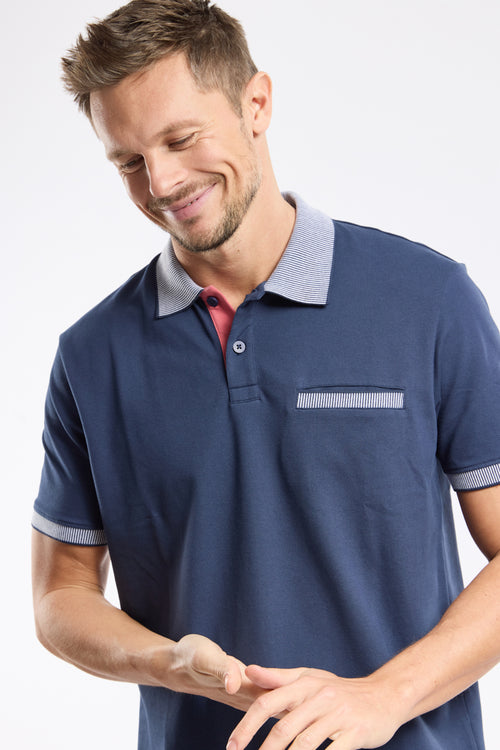 Polo rayé Bérac - coton - Armor-lux - 2