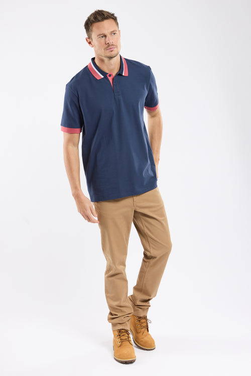 Bérac plain polo shirt - cotton - Armor-lux - 3