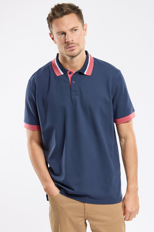 Bérac plain polo shirt - cotton - Armor-lux - 1