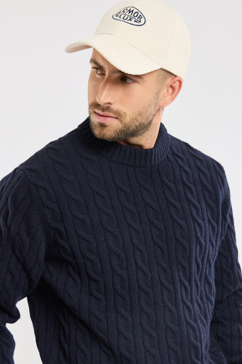 Cable-knit jumper - wool - Armor-lux - 2