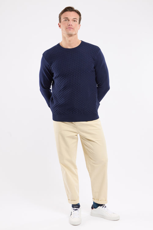 Pull maille fantaisie - coton - Armor-lux - 3