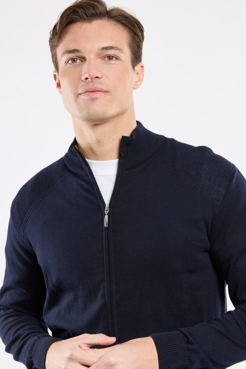 Zip-up cardigan - cotton - Armor-lux - 2