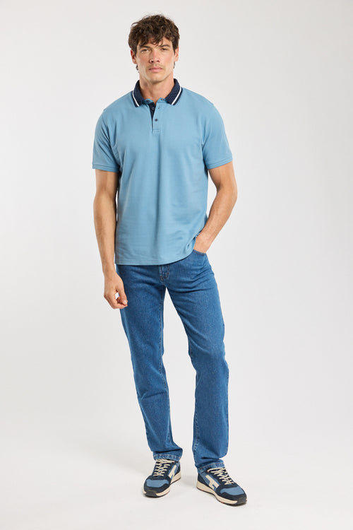 Unifarbenes Poloshirt Bérac - Piqué-Baumwolle - Armor-lux - 3