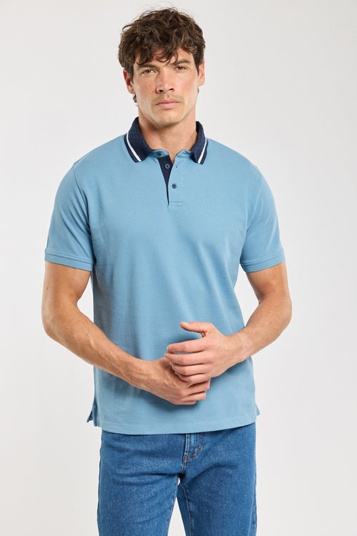 Unifarbenes Poloshirt Bérac - Piqué-Baumwolle - Armor-lux - 1