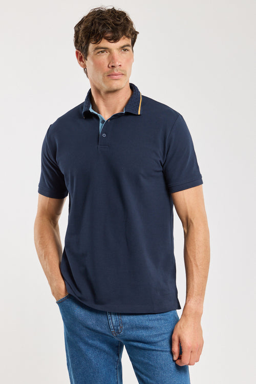 Unifarbenes Poloshirt Bérac - Piqué-Baumwolle - Armor-lux - 1