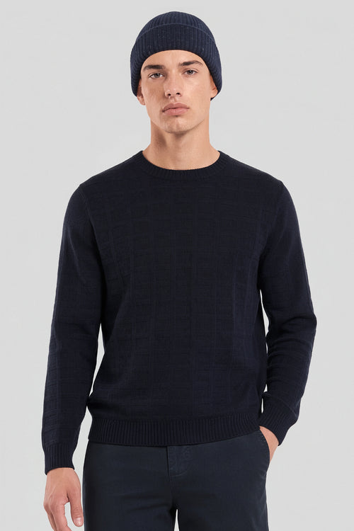 Pull col rond Bérac - laine - Armor-lux - 1