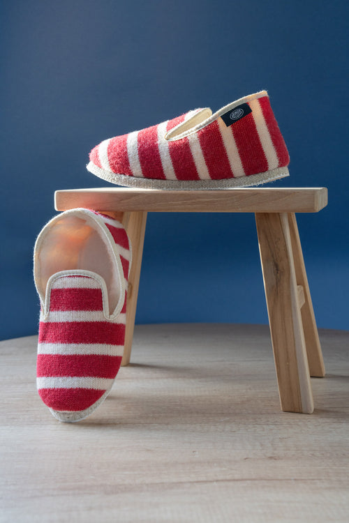 Chaussons rayés Maoutig du 44 au 48 - laine - Armor-lux - 2