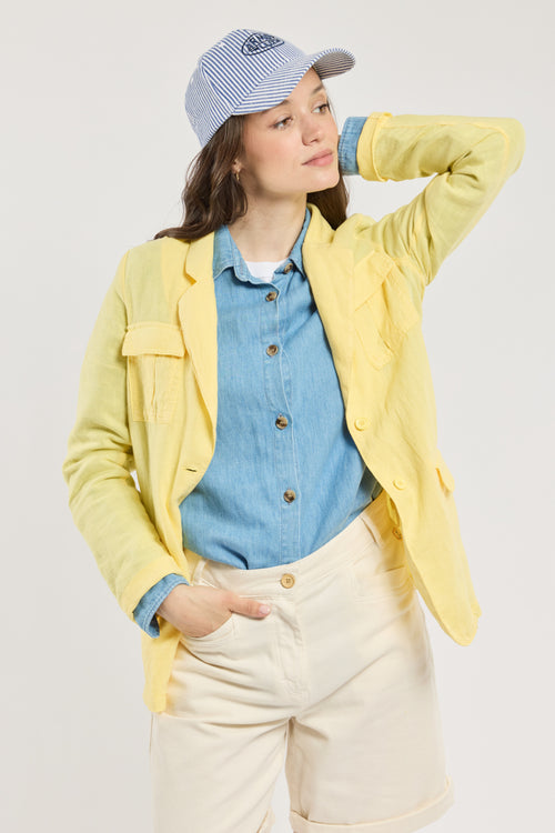 Sienna linen safari jacket - Armor-lux - 4