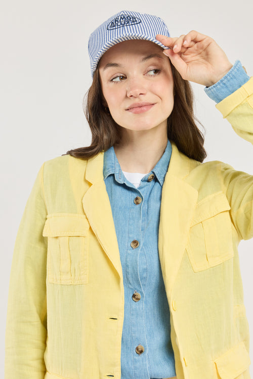 Safari-Jacke aus Leinen Sienna - Armor-lux - 2