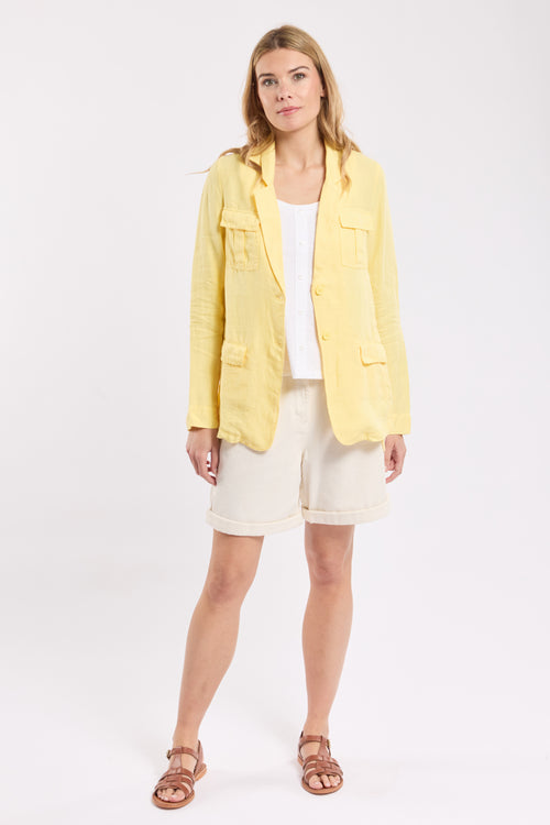 Sienna linen safari jacket - Armor-lux - 1