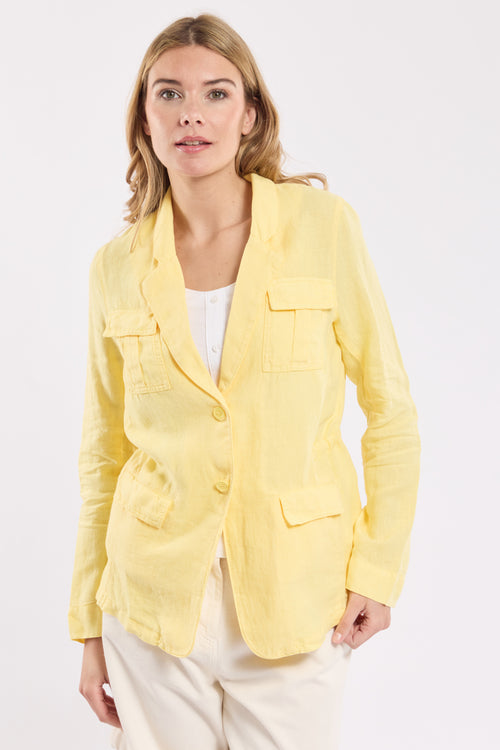 Sienna linen safari jacket - Armor-lux - 4