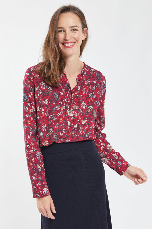 Blouse fleurie Aline - Armor-lux - 2