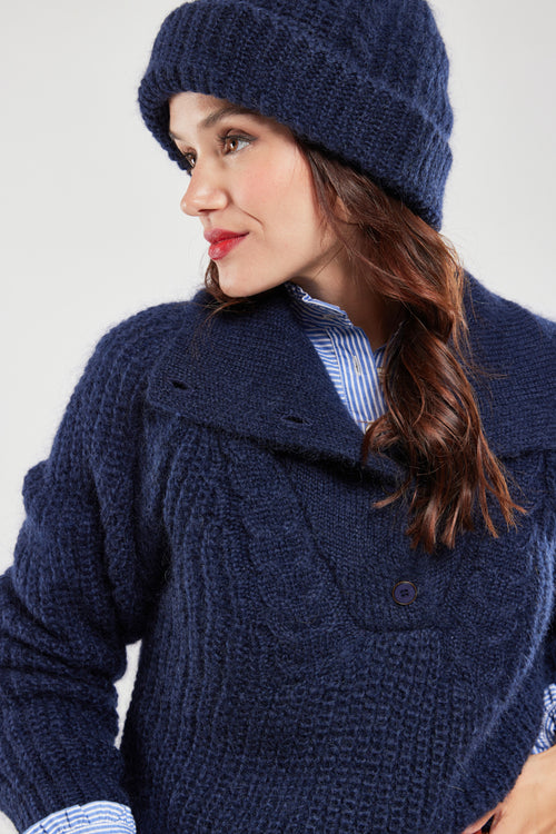 Terry trucker jumper - mohair - Armor-lux - 2
