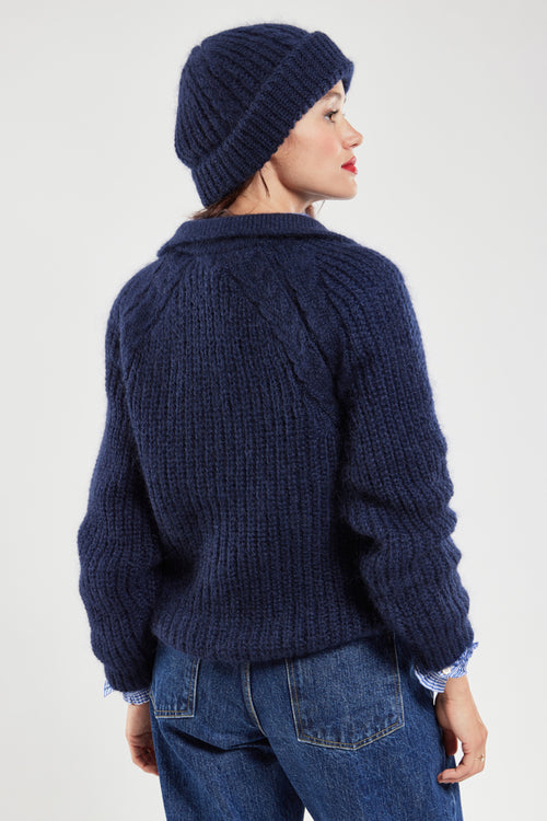 Terry trucker jumper - mohair - Armor-lux - 3